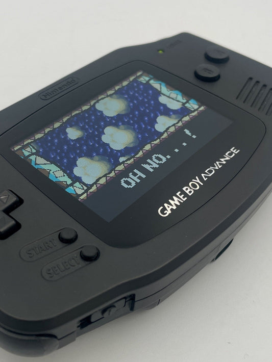 Custom Mod Game Boy Advance, with USB C & Backlit Screen - Black