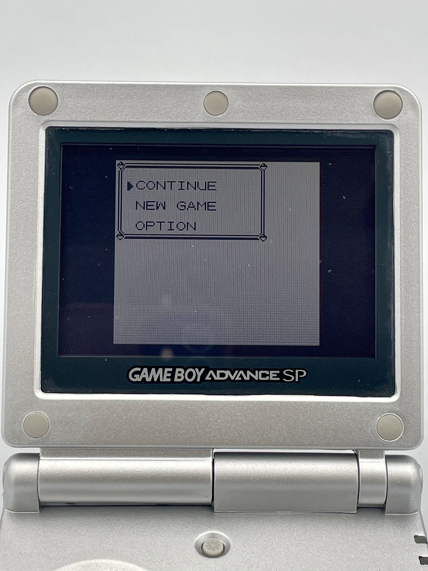 Game Boy Advance SP Cool Silver