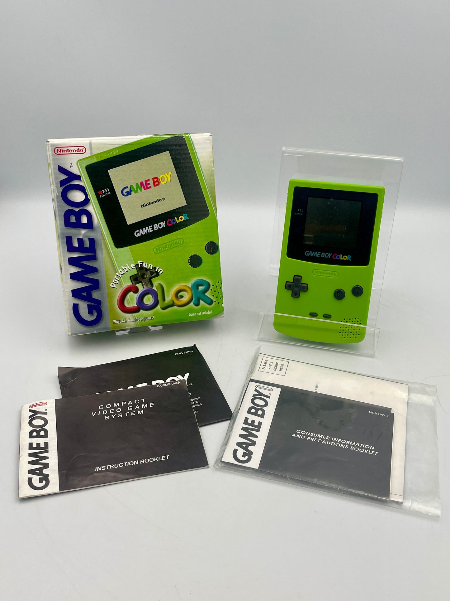 Game Boy Color, Complete in Box with Manuals & Leaflets